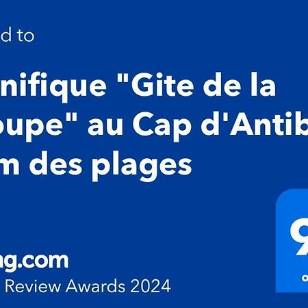 Magnifique "Gite De La Garoupe" Au Cap D'Antibes A 300M Des Plages Eksteriør billede