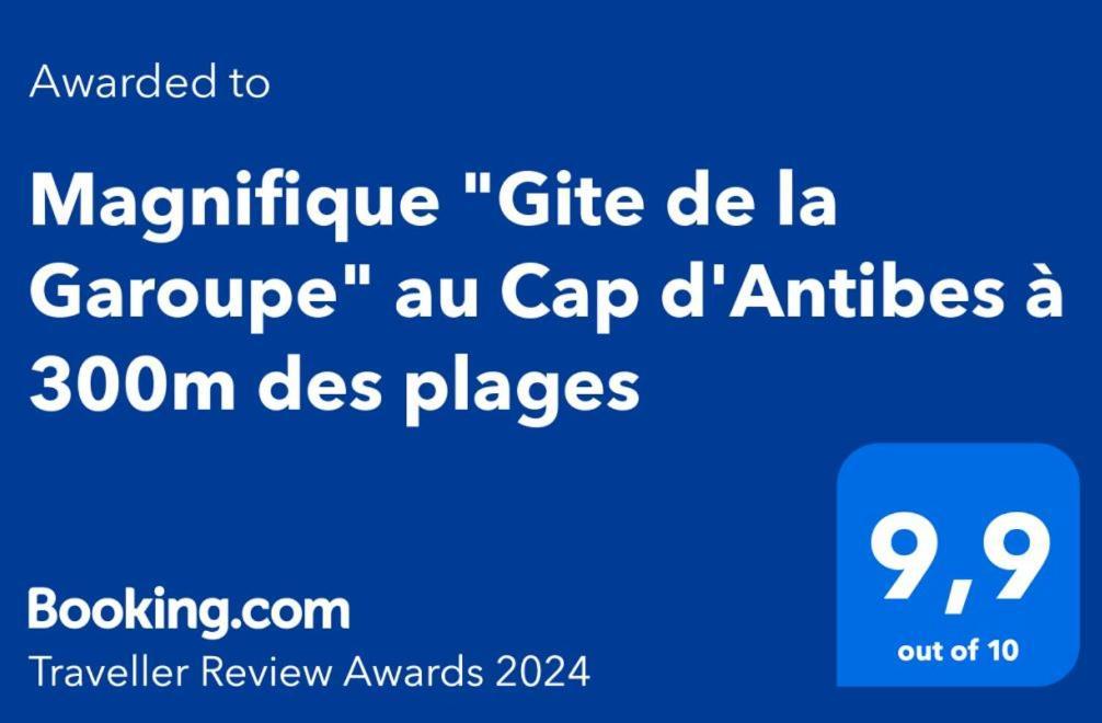Magnifique "Gite De La Garoupe" Au Cap D'Antibes A 300M Des Plages Eksteriør billede